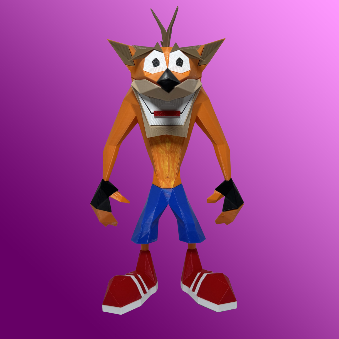 Crash Bandicoot - Versão Low Poly