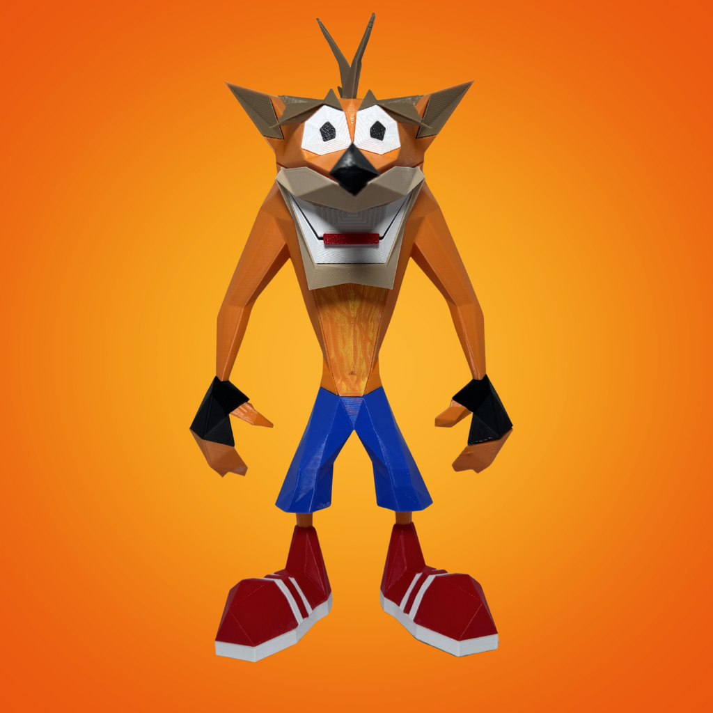 Crash Bandicoot - Versão Low Poly