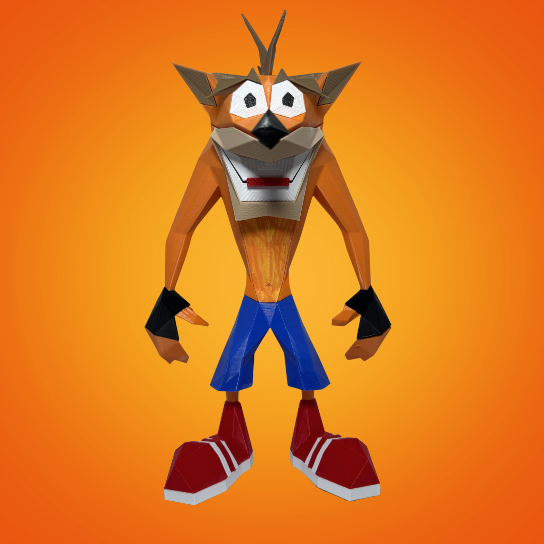 Crash Bandicoot - Versão Low Poly