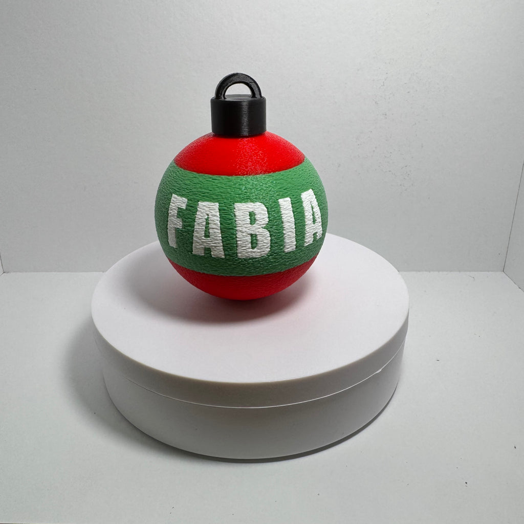 Bola de Natal Personalizada