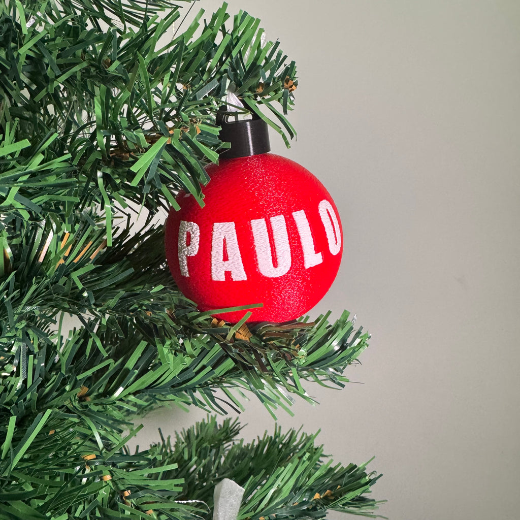 Bola de Natal Personalizada