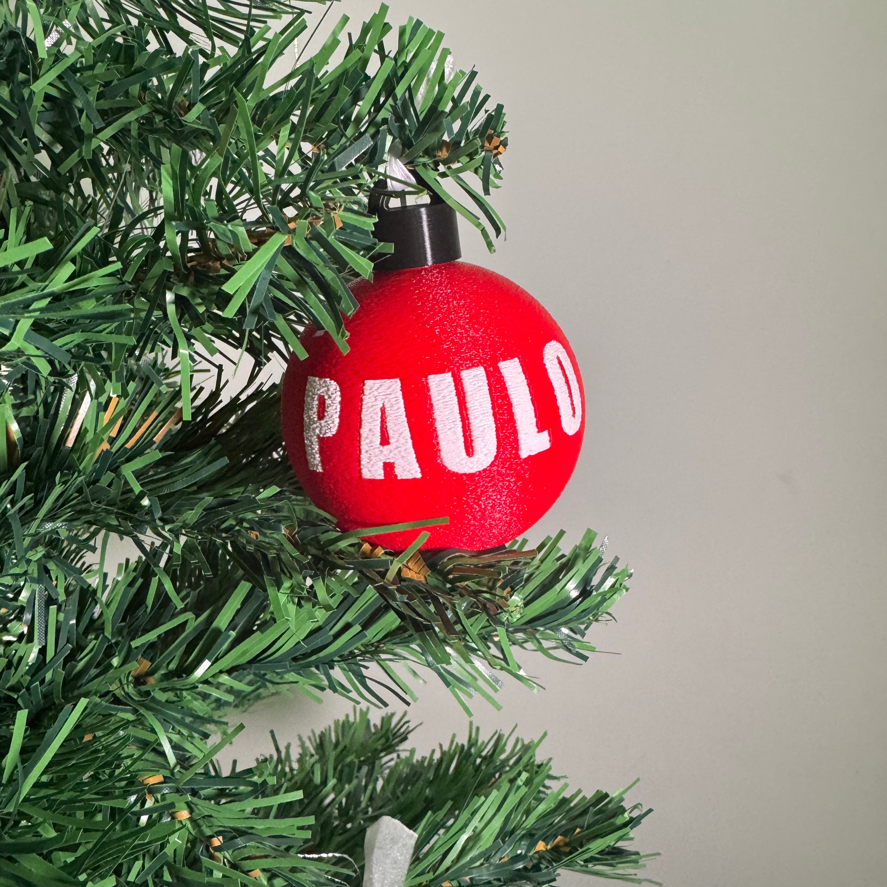 Bola de Natal Personalizada