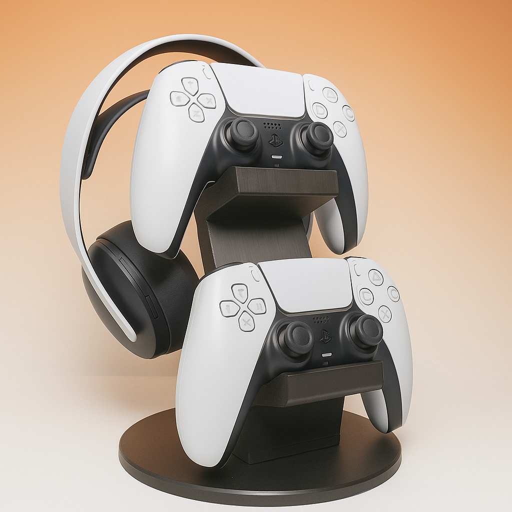 Suporte para Controle e Fone de Ouvido