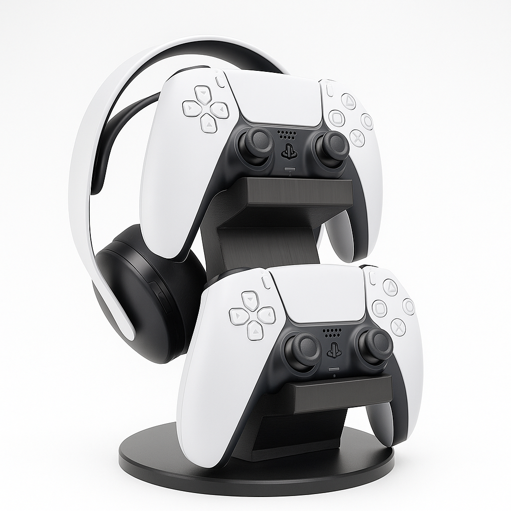 Suporte para Controle e Fone de Ouvido