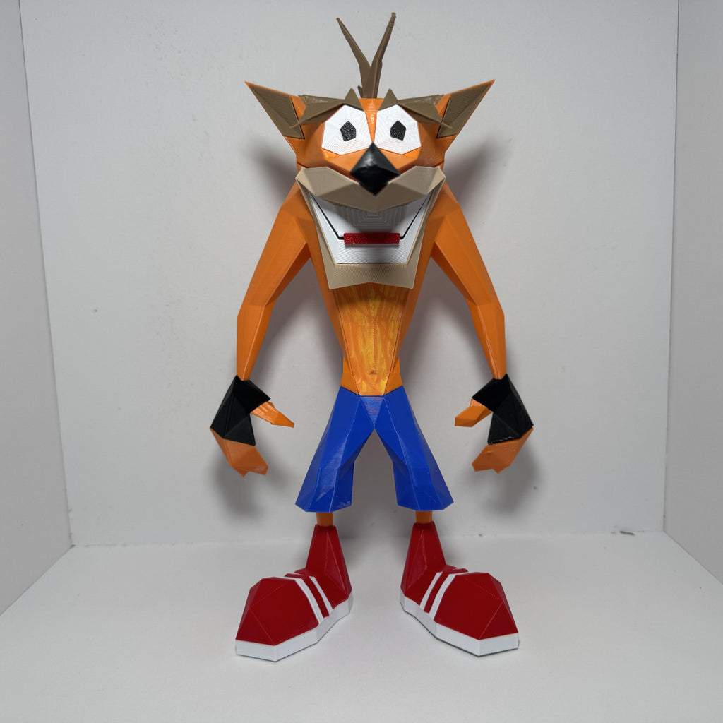 Crash Bandicoot - Versão Low Poly