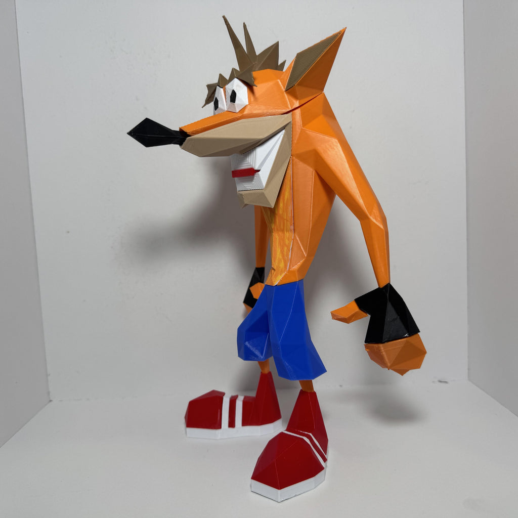 Crash Bandicoot - Versão Low Poly