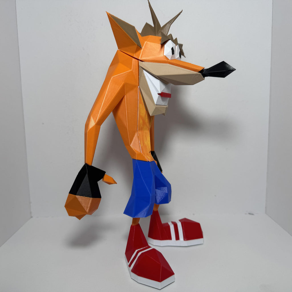 Crash Bandicoot - Versão Low Poly
