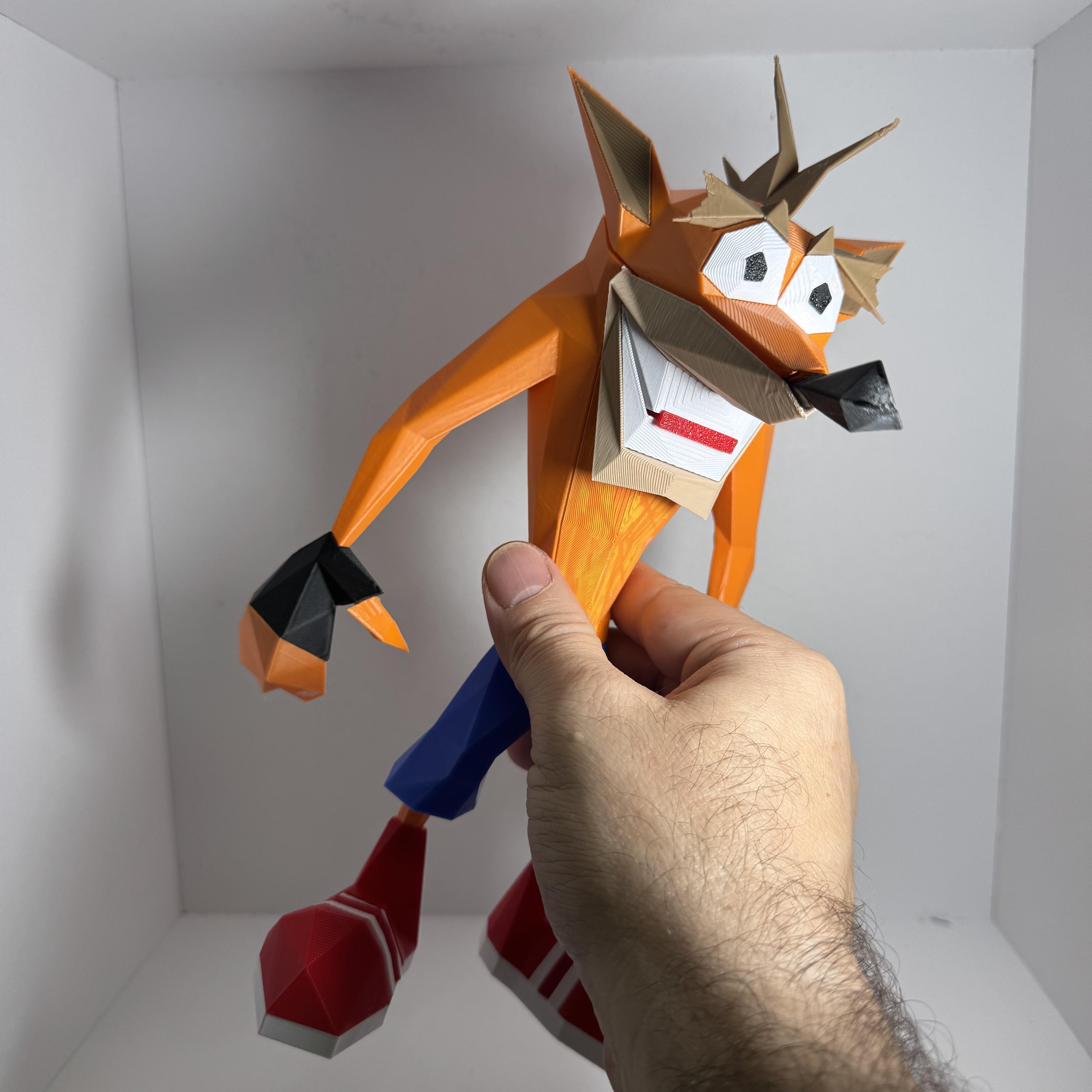 Crash Bandicoot - Versão Low Poly
