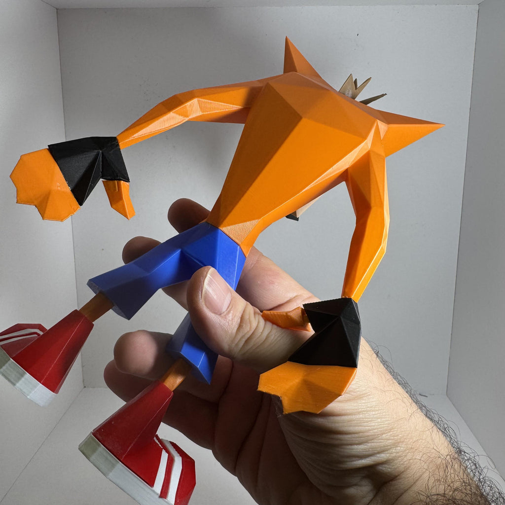 Crash Bandicoot - Versão Low Poly