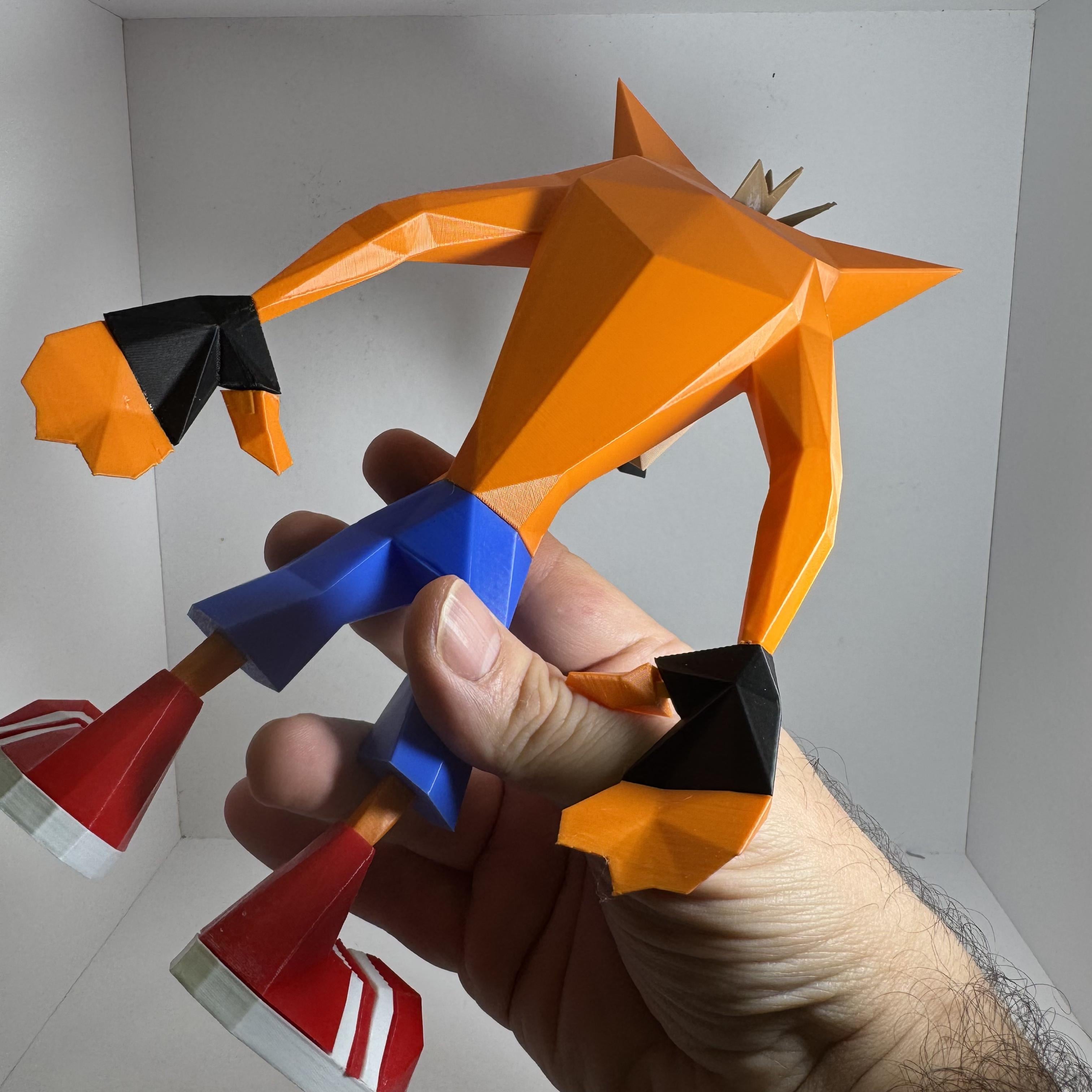 Crash Bandicoot - Versão Low Poly