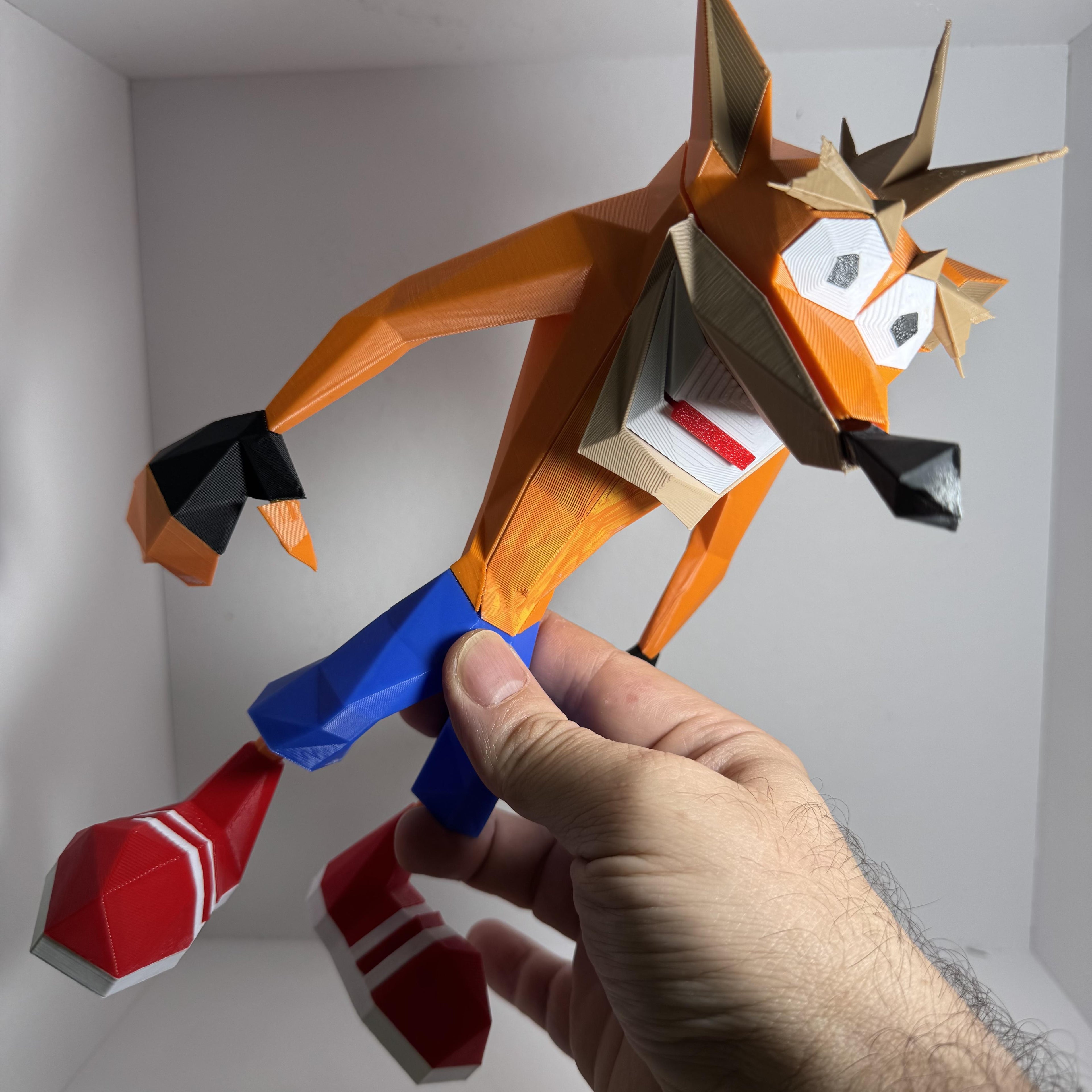 Crash Bandicoot - Versão Low Poly