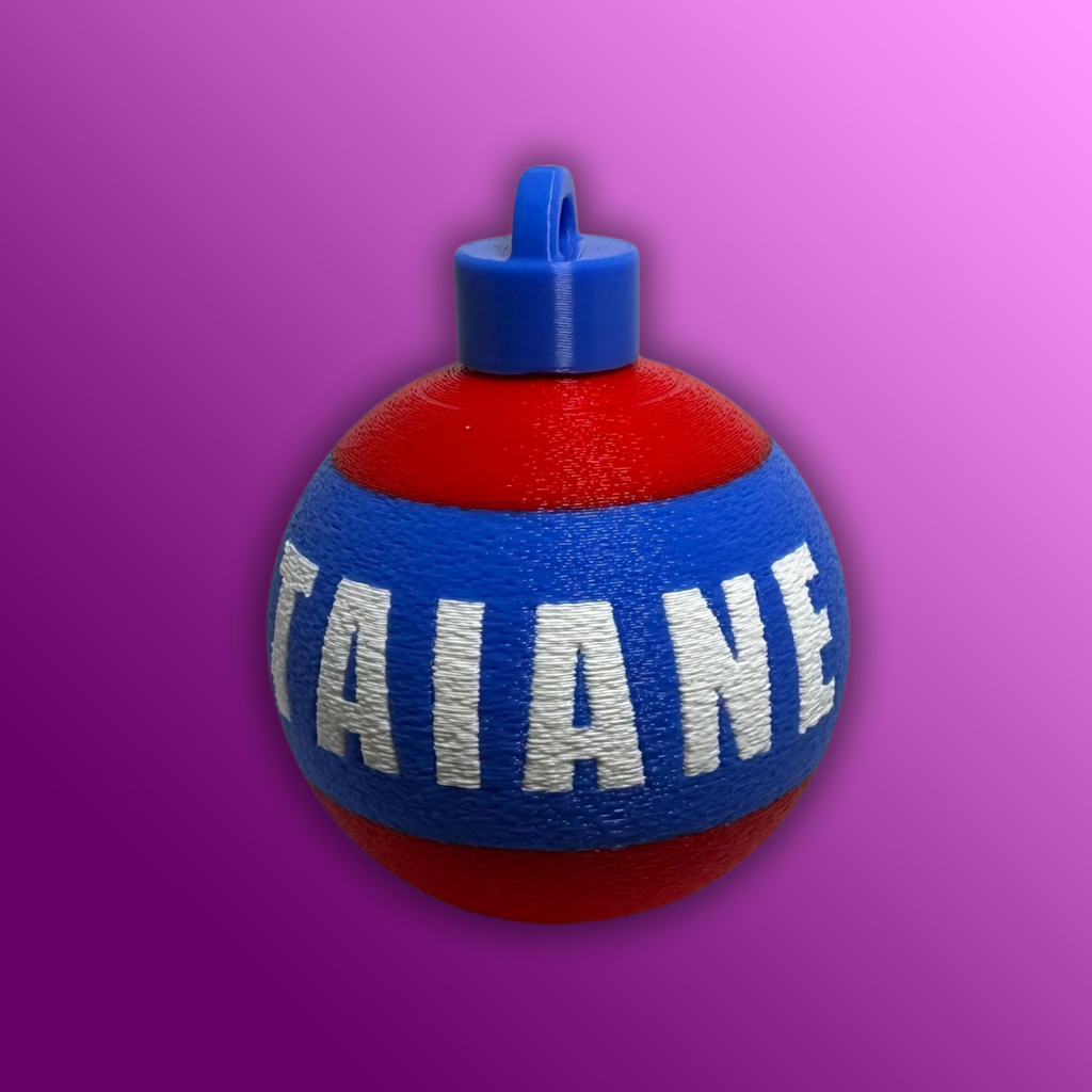 Bola de Natal Personalizada