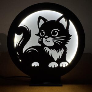 LUMINÁRIA DECORATIVA GATINHO - LED