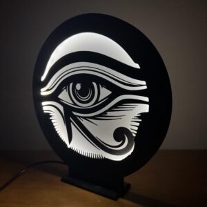 Luminária Decorativa Olho de Hórus – LED