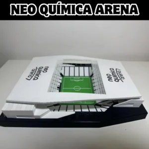 Estádio do Corinthians - Neo Química Arena 24cm x 20cm Impressão 3D - Torcedor Colecionável
