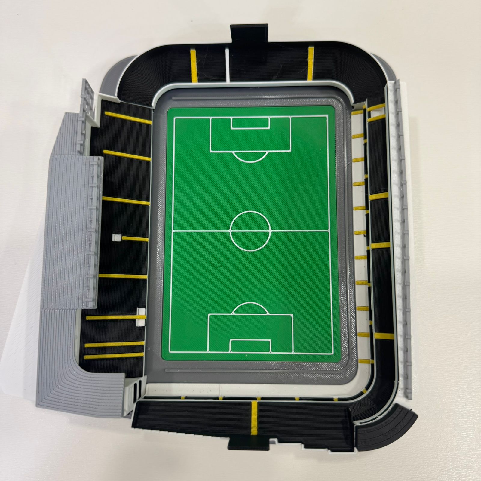 Réplica Vila Belmiro Maquete 3D Santos FC Colecionável Estádio - Imagem 3