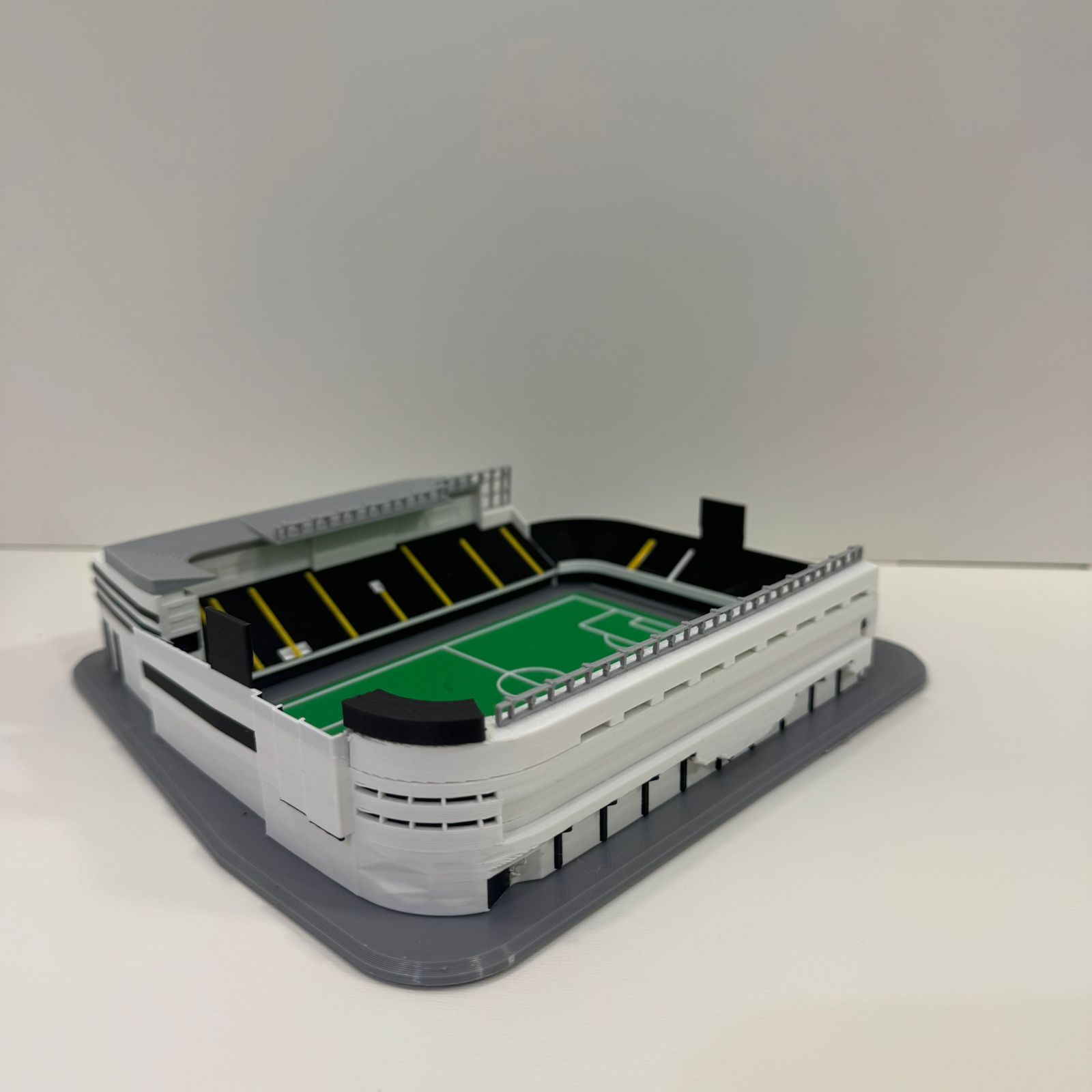 Réplica Vila Belmiro Maquete 3D Santos FC Colecionável Estádio - Imagem 4