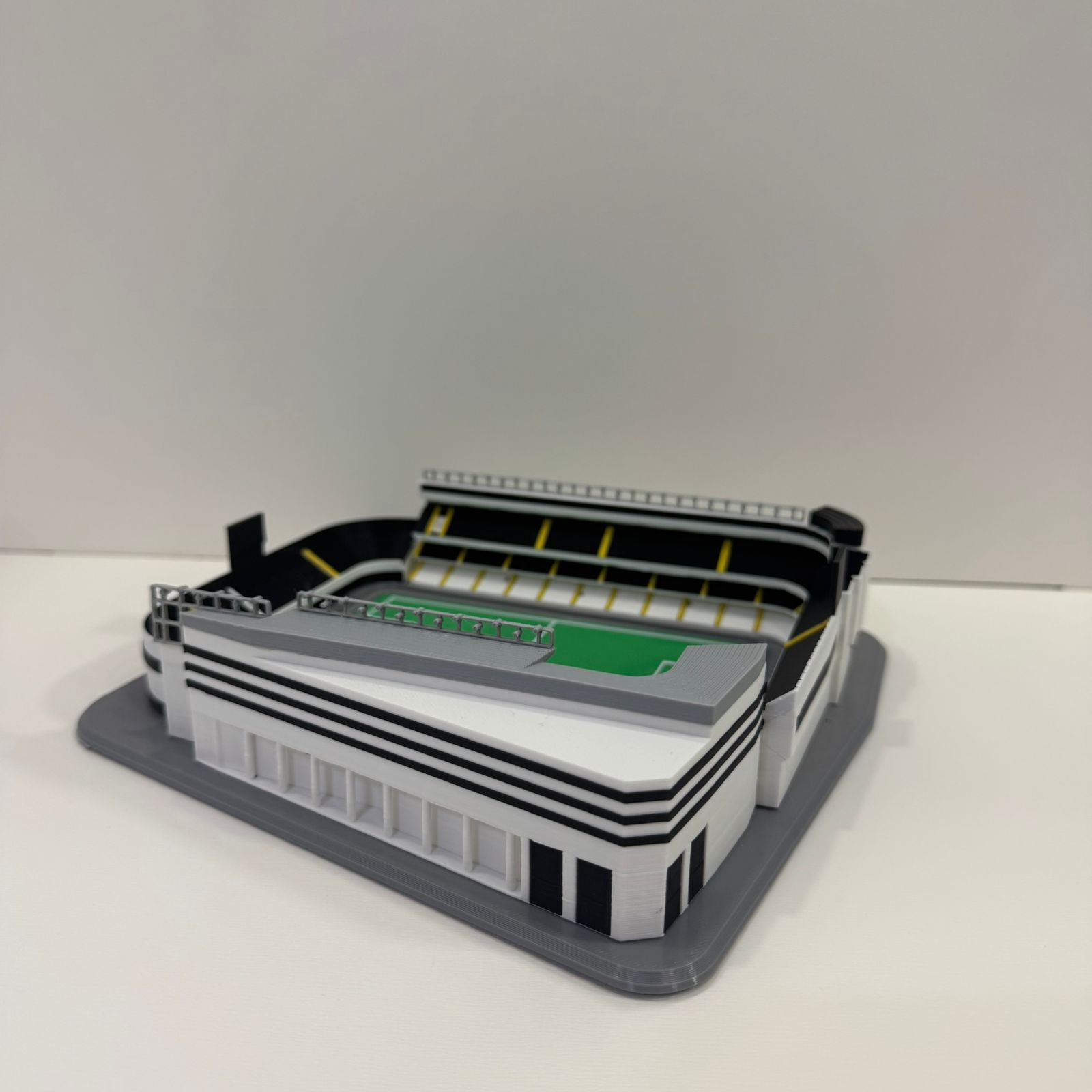 Réplica Vila Belmiro Maquete 3D Santos FC Colecionável Estádio - Imagem 7