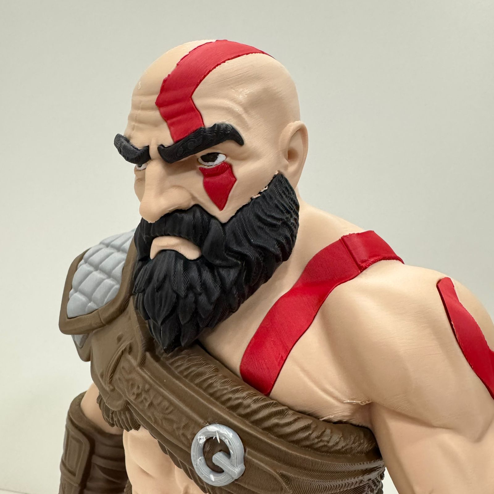 Boneco Guerreiro Espartano com Machado Nórdico — 30cm — Kratos - Imagem 8