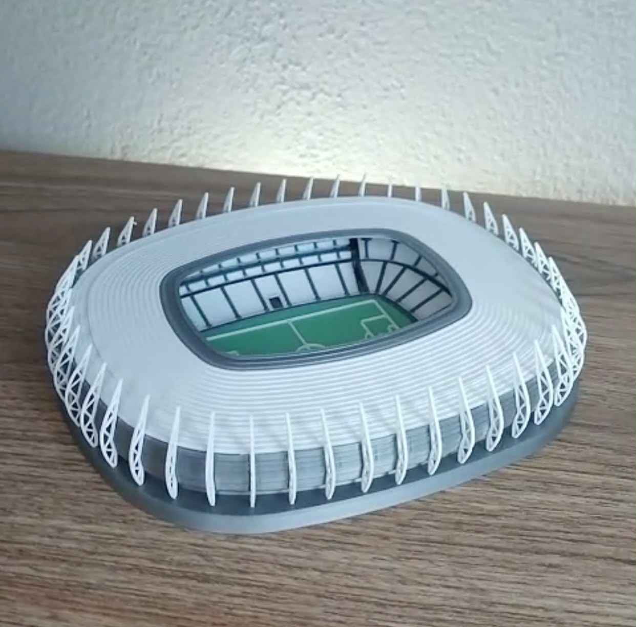 Miniatura Arena Castelão 22cm Impressão 3D Maquete Estádio - Imagem 3