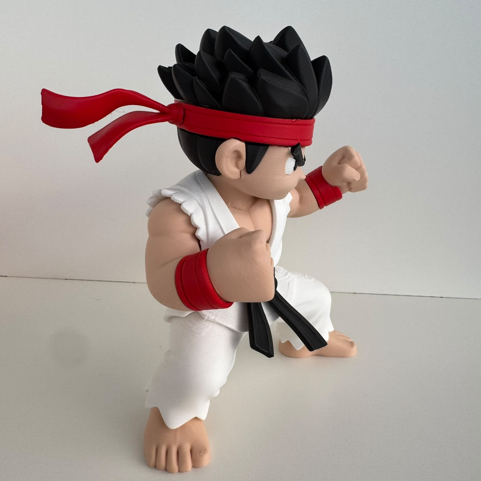 Boneco Ryu Street Fghter Chibi 19cm 3D Colecionável - Imagem 4