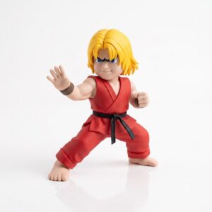 Boneco Ken - Street Fighter - Quimono Vermelho 19cm Impressão 3D Chibi