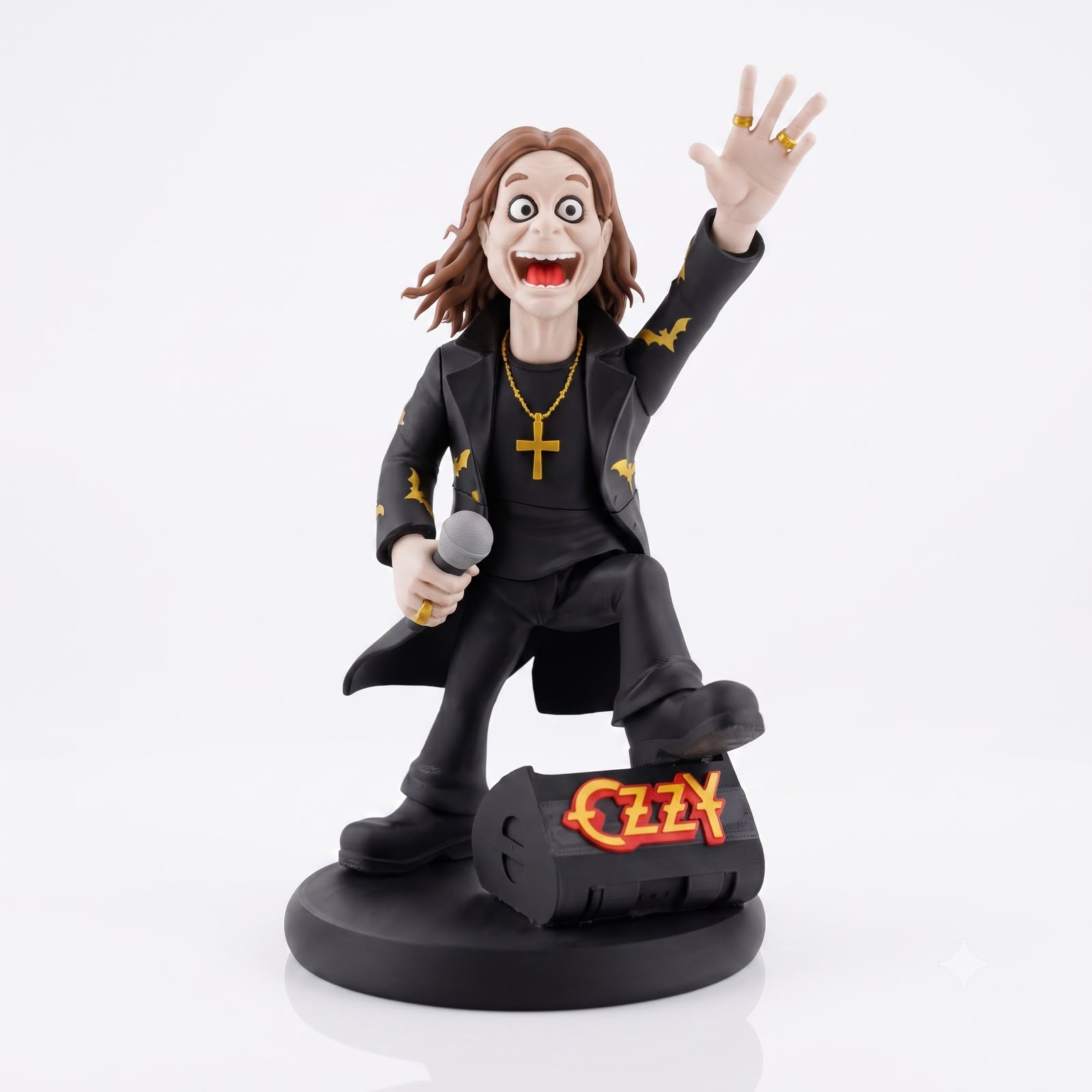 Boneco Ozzy Osbourne - Rock Heavy Metal - 30cm Presente - Imagem 2