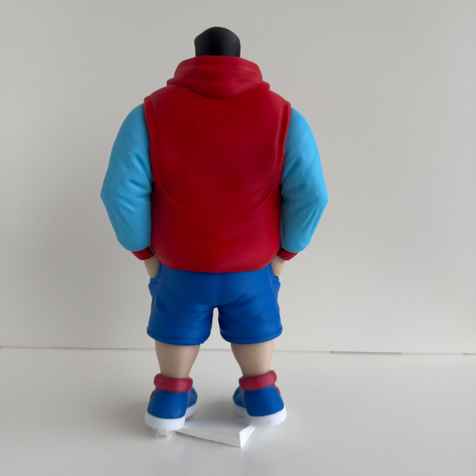 Boneco Super-Man Aposentado Gordinho 26cm Decoração Geek - Imagem 4