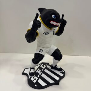 Boneco Mascote Baleia Santos FC 26cm Impressão 3D Colecionável