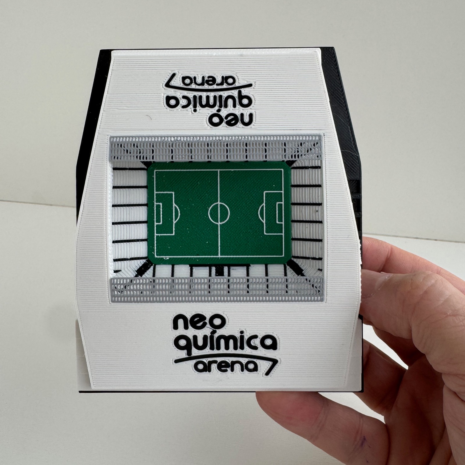 Mini Neo Química Arena Timão Itaquerão 13cm Corinthians Compacta - Imagem 5