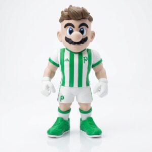 Boneco Mario Palmeiras 25cm  - Futebol - Presente