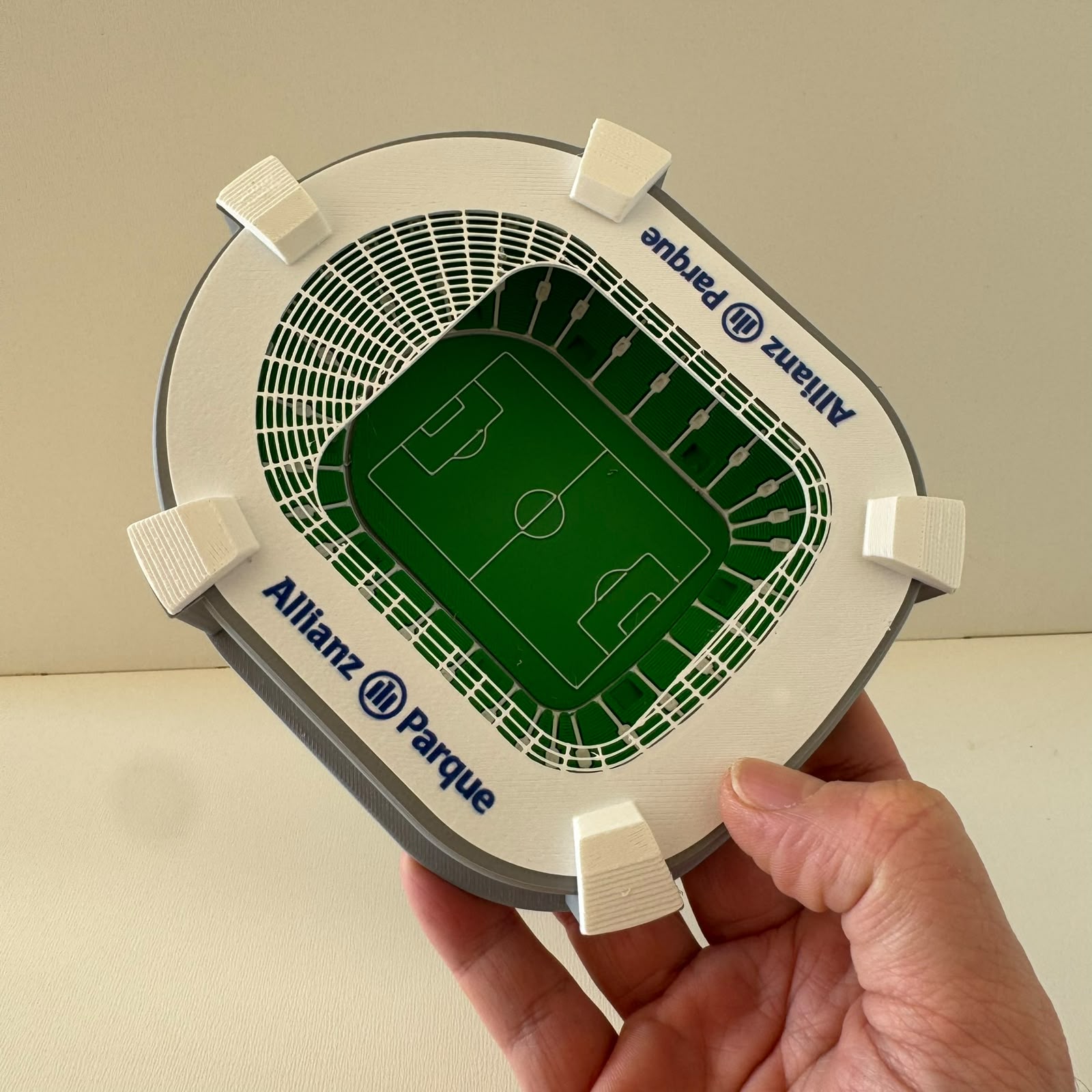 Miniatura Allianz Parque Verdão 16cm Palmeiras Presente - Imagem 3