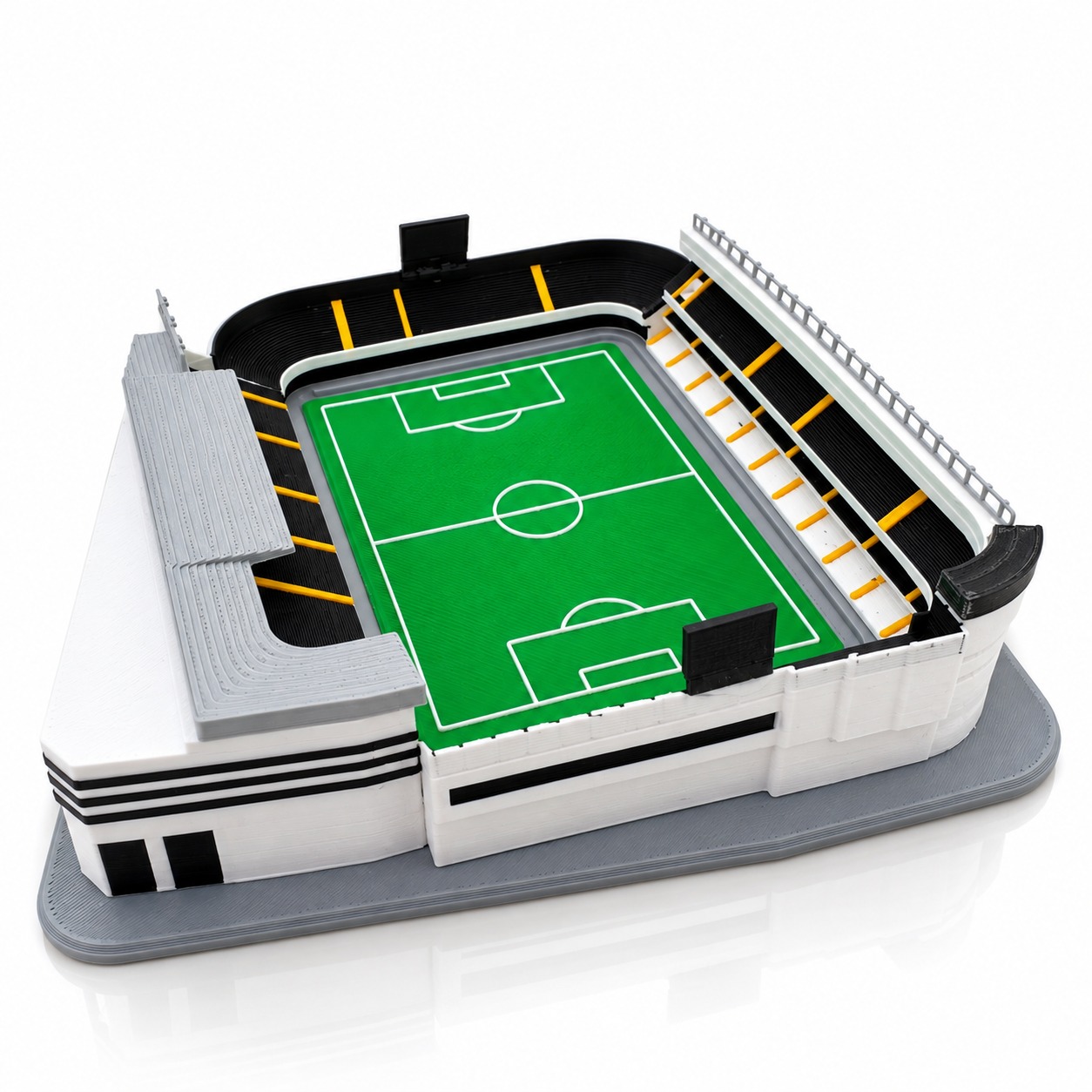 Mini Vila Belmiro Santos 14cm Impressão 3D Maquete Estádio - Imagem 2