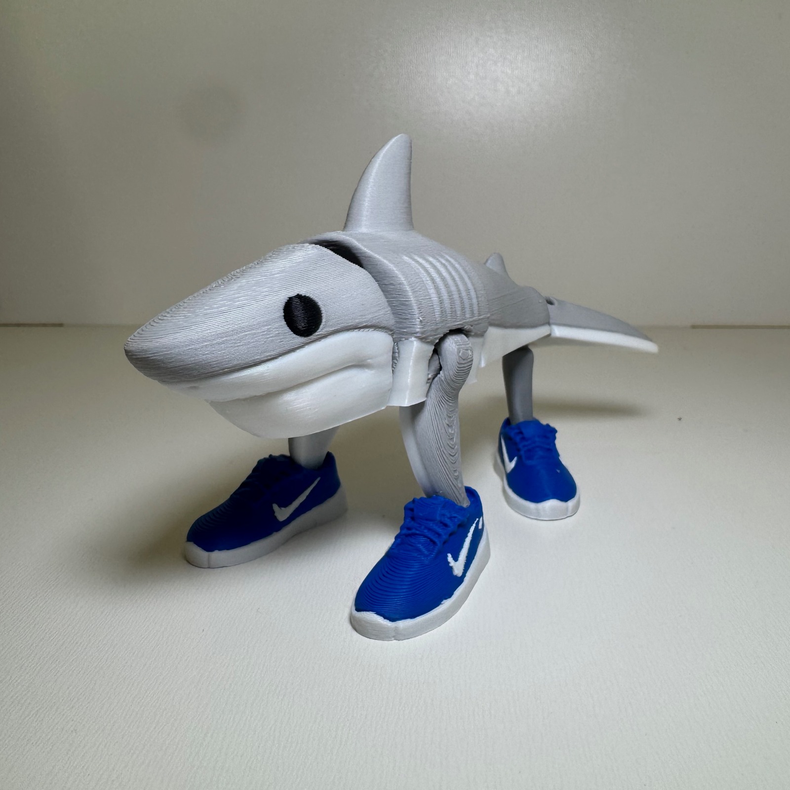 Tralalero Tralala Tubarão Tênis 14cm Impressão 3D Brainrot Meme - Imagem 8
