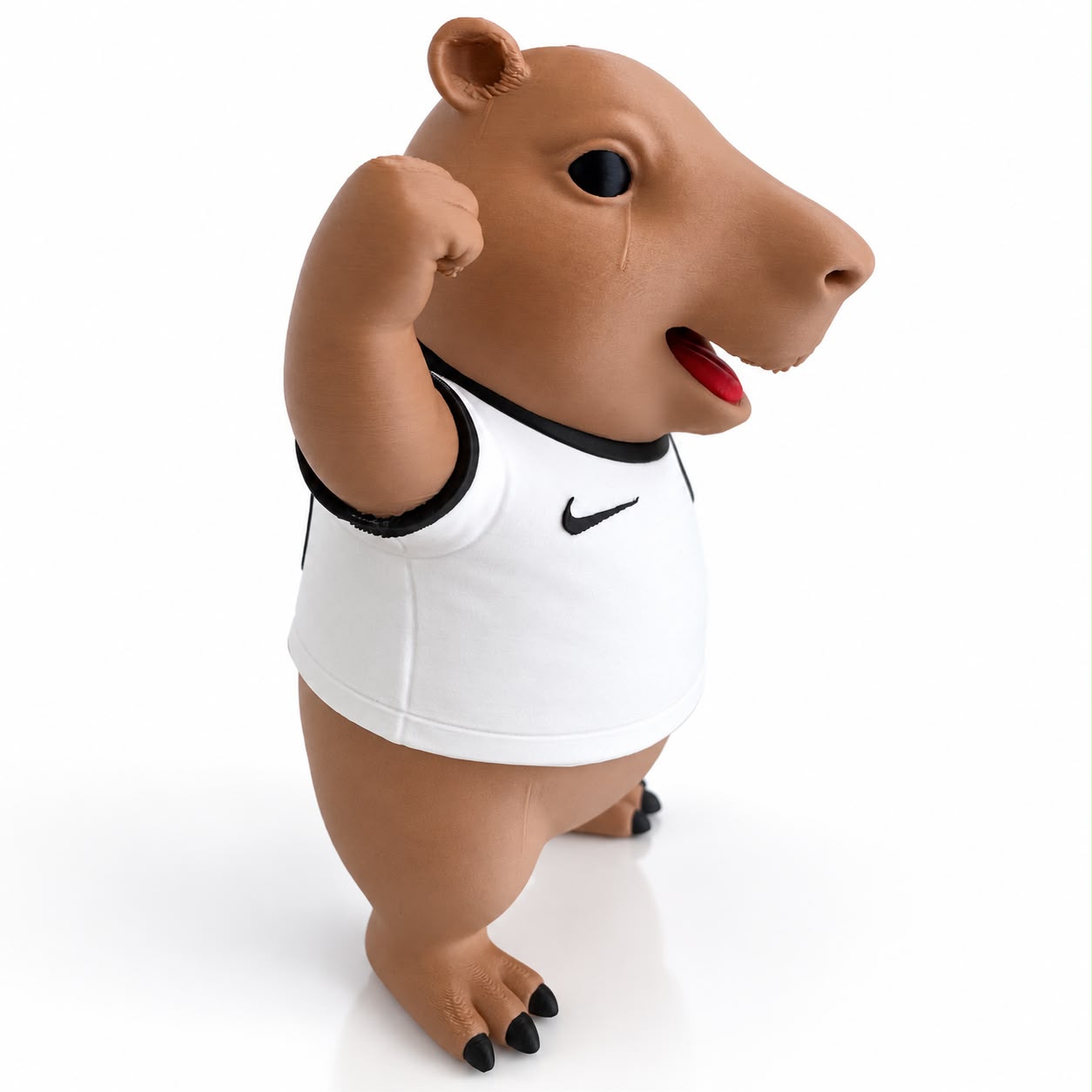 Capivara Corinthians Timão 16cm Camisa 10 Impressão 3D Boneco - Imagem 5