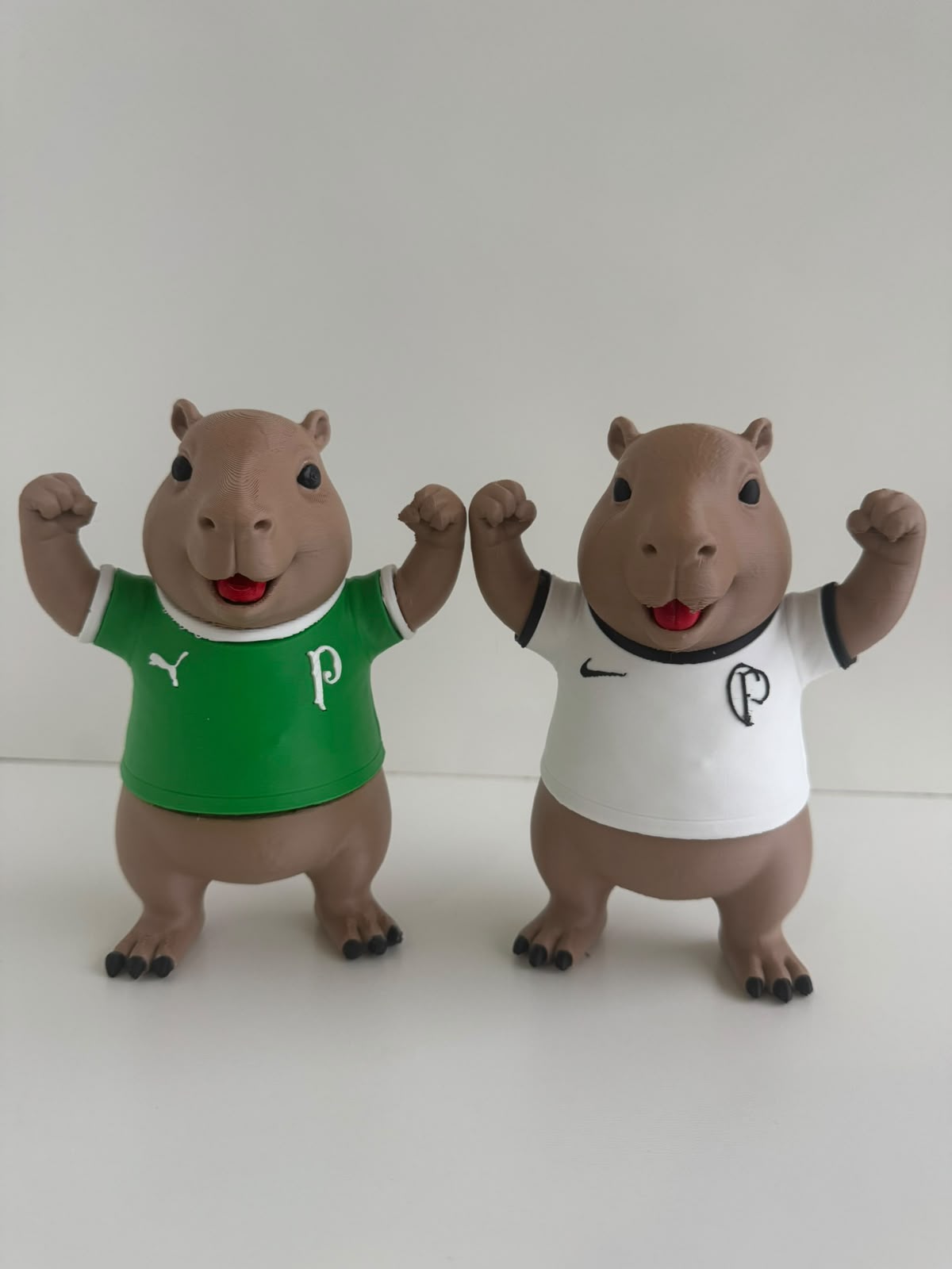 Capivara Corinthians Timão 16cm Camisa 10 Impressão 3D Boneco - Imagem 9