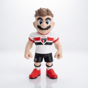 Boneco Encanador Tricolor São Paulo 16cm Presente Futebol