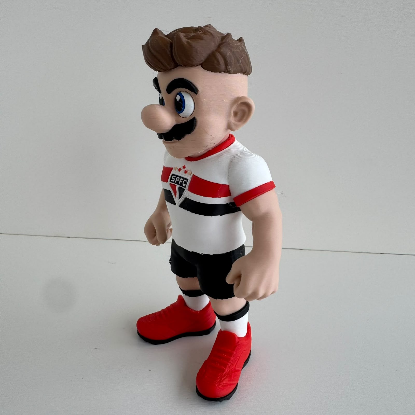 Boneco Encanador Tricolor São Paulo 16cm Presente Futebol - Imagem 6
