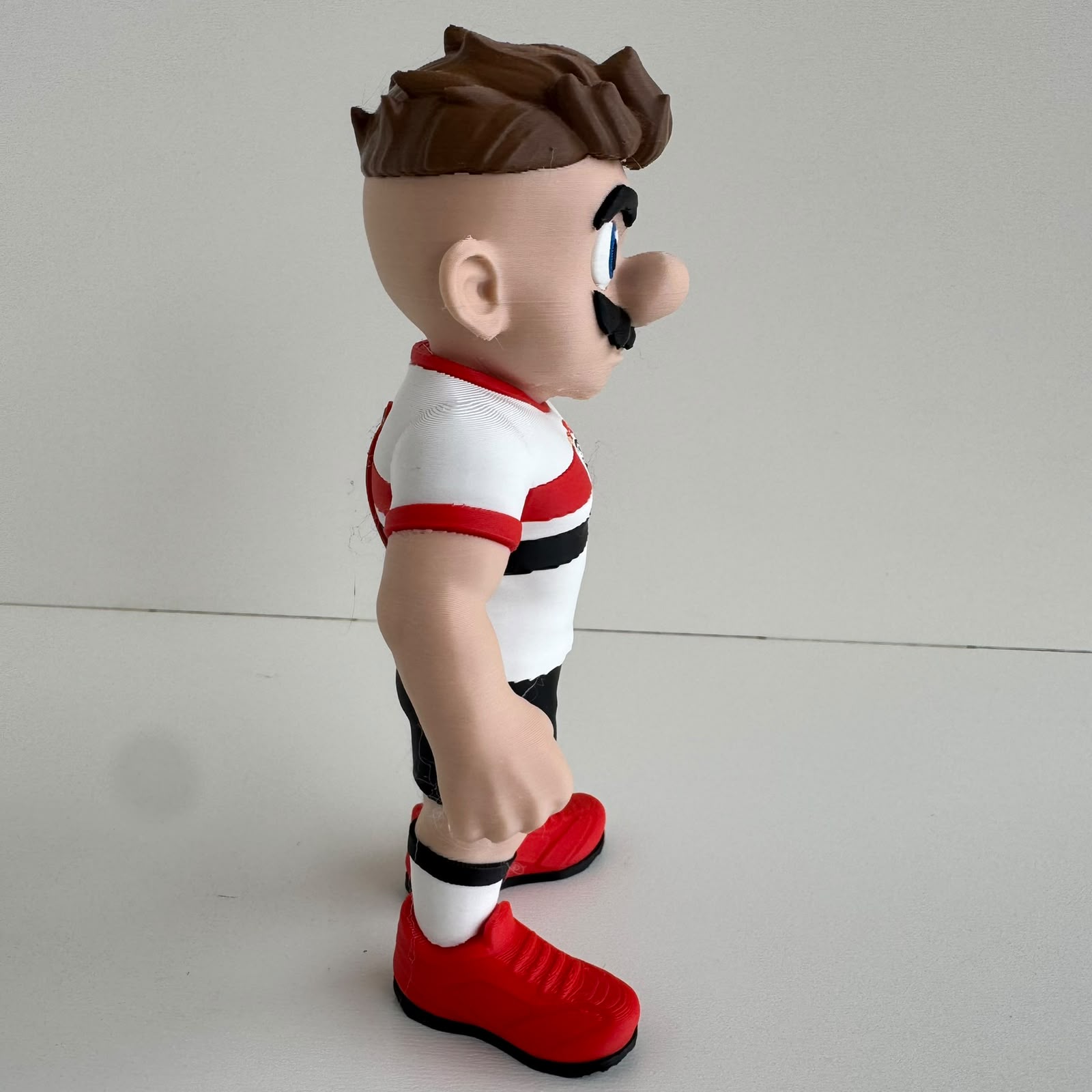 Boneco Encanador Tricolor São Paulo 16cm Presente Futebol - Imagem 7