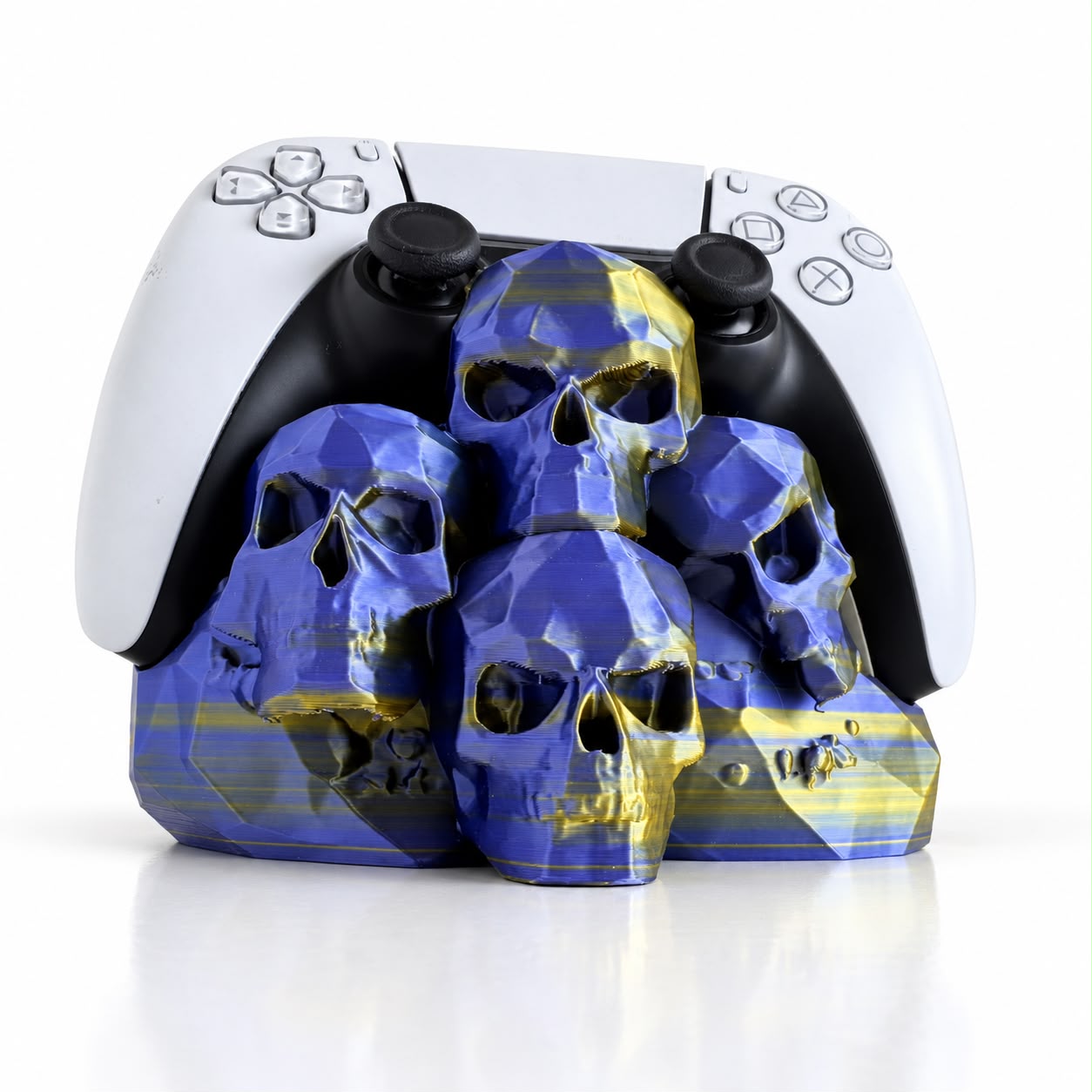 Suporte Controle PS5 Caveiras Dual Color Impressão 3D - Imagem 2