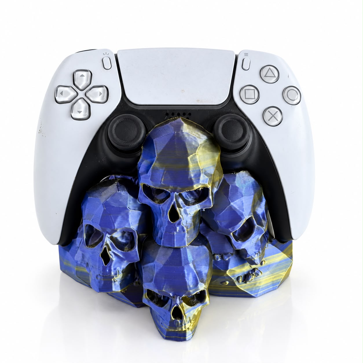 Suporte Controle PS5 Caveiras Dual Color Impressão 3D - Imagem 4